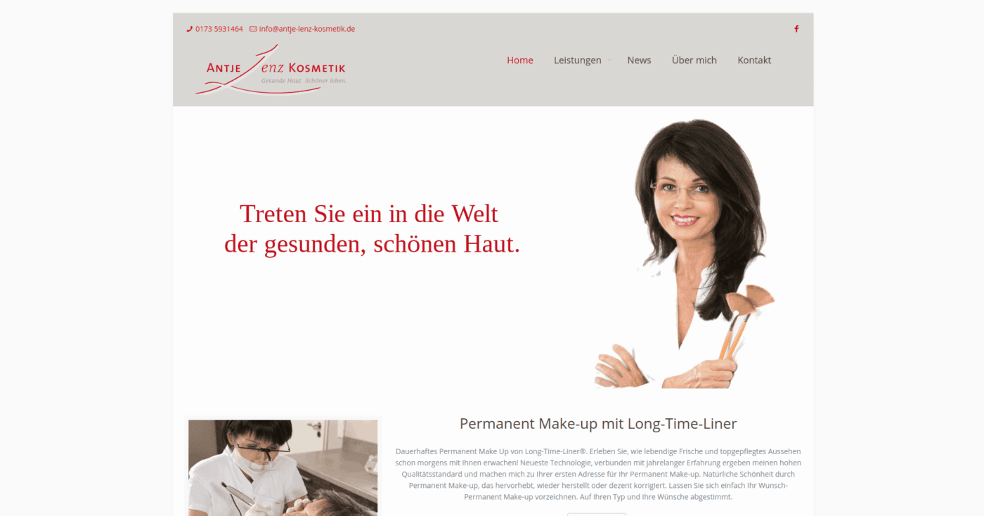 Gesunde Haut schöner Leben Kosmetikstudio Saarland Saarbrücken › Antje Lenz Kosmetik