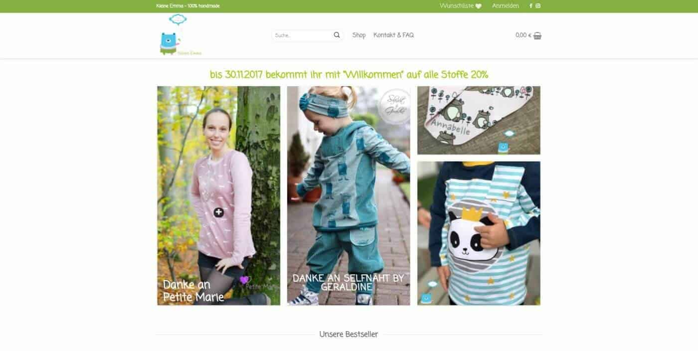 Kleine Emma – Stoffe Nähen