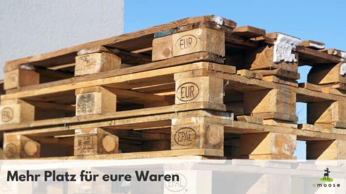 Erweiterte Lagerfläche zur Verbesserung der Palettenlagerung und Effizienzsteigerung im Fulfillment-Prozess.