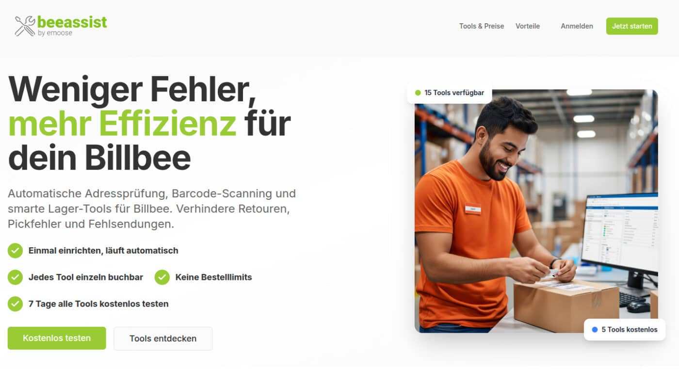 Smarte Billbee Tools fuer Onlinehaendler beeassist beeassist by emoose 12 23 2025 08 41
