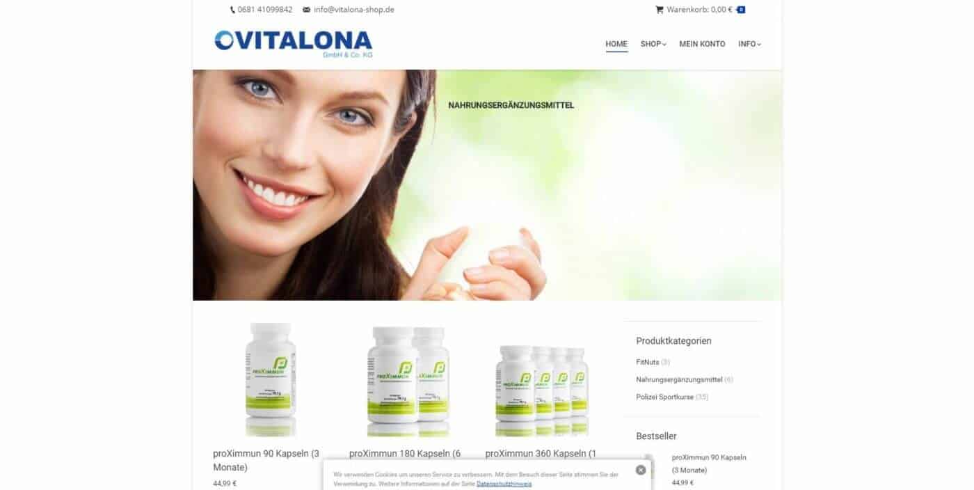 VITALONA – Gesund ist wer gesund isst.